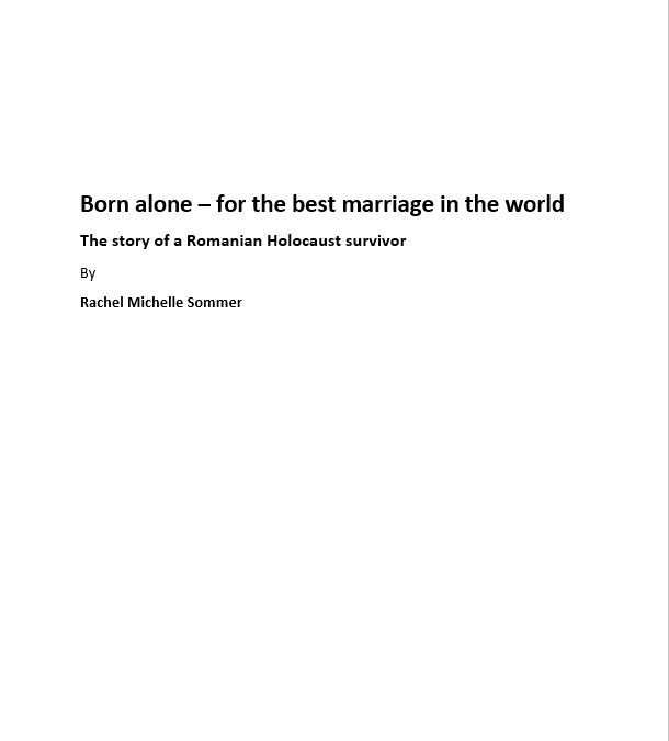 Born alone – for the best marriage in the world