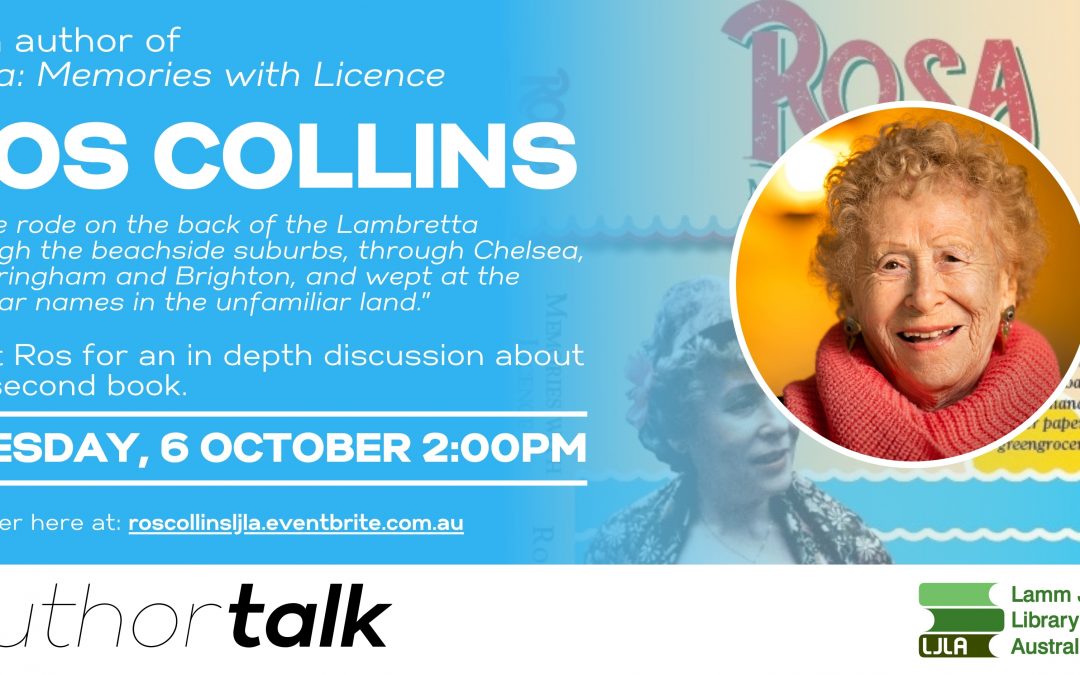 Author Talk – Ros Collins